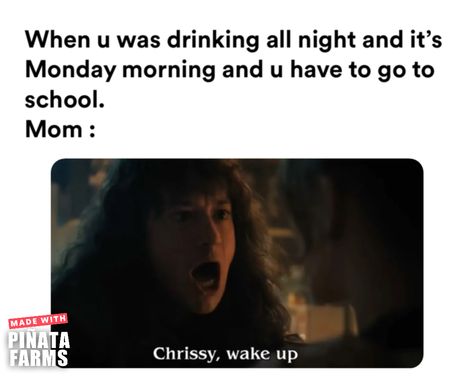 #wakeupandmakeup #meme #mom #funny #lol #family #fun #bestmemes #school Mom Funny, Funny Lol, Monday Morning, Best Memes, Family Fun, Wake Up, Memes, Funny, Quick Saves