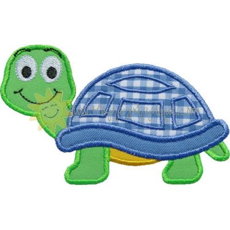 Cute Turtle Applique Design Applique Turtle Patterns, Turtle Applique, Appliqué Patterns, Fisherman's Rib, Turtle Quilt, Felt Animal Patterns, Machine Applique Designs, Cute Turtle, Applique Quilt Patterns