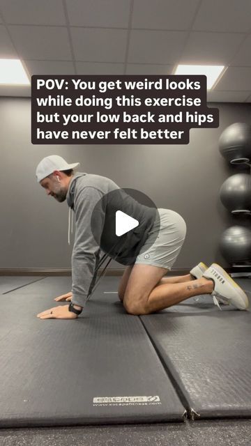 Dr. Patrick Malartsik  |  Pain & Mobility Specialist on Instagram: "Follow along with me for helpful tips ℹ️ 

✅ This exercise is a banded lumbar flexion/extension exercise. We are not only moving the lumbar spine, but also the pelvis. The band cues your brain to control your movement better.

🙋 Do you think you can do this exercise?? Let me know!

✅ Doing this exercise will have a profound effect on your life if you’re willing to take the challenge. The more often you do it, the more you’ll see it’s impact

🔷 Book in person @eliteperformancechiro

🔷 Fueled by @fullscript supplements. Link in bio. Sign up for 20% off first order & 10% off all additional orders.

❗️Save for later 💪🏻 
❗️Share with someone who needs this 🤔 
❗️Don’t forget to follow for helpful tips ☑️

🤝 Dr. Patrick 🤝 Lumbar Spine, Weird Look, Save For Later, The Challenge, Your Brain, Helpful Tips, Helpful Hints, Need This, You Can Do