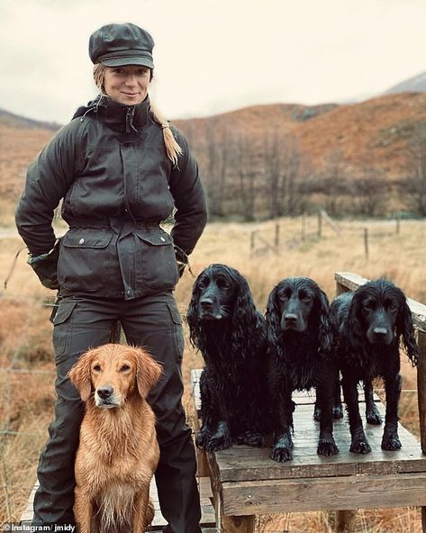 Alizée (pictured) looked in good spirits, as she coordinated with James in a winter jacket and a cap for the walk James Middleton, Walk Together, Princess Catherine, British Countryside, Dog Help, French Girls, New Wife, Romantic Evening, Good Spirits