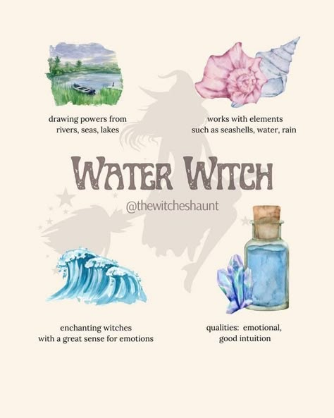 Water Element Witchcraft, Ocean Water Uses Witchcraft, Witchcraft Rain Water, Witchcraft Water Types, Ocean Water Witchcraft, Witch Spirituality, Sea Witch, Witch, Spirituality