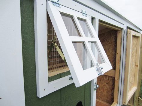 Chicken Coop Windows, Coop Windows, Hero Up, Pet Chicken, Outdoor Patio Diy, Chicken Coop Run, Backyard Chicken Farming, Outdoor Cat House, Chicken Coop Designs