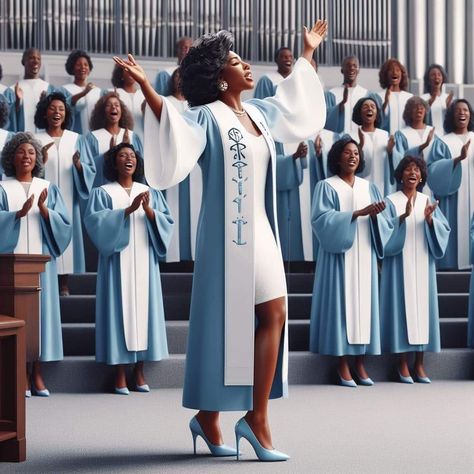 Choir Gowns Church, Choir Uniforms Youth, Choir Concert Outfit, Church Choir Outfits, African Choir Uniform Ideas Church, Choir Uniforms Style, Fancy White Tops, Choir Outfits, Ministry Apparel