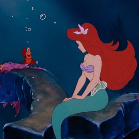 the little mermaid (Ariel) Ariel Profile Pictures Aesthetic, Ariel Pfp Aesthetic, Mermaid Widget, Arielle Aesthetic, Ariel Pfp, Mermaid Pfp, Ariel Core, The Little Mermaid Aesthetic, Little Mermaid Aesthetic