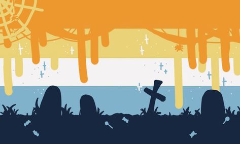 I really wanted one that i loved so i made one Aceflux Flag Wallpaper, Pride Halloween Flags, Trans Aroace Flag, Aroace Halloween Wallpaper, Aroace Wallpaper Pc, Aroace Halloween Flag, Aroace Pfp Aesthetic, Aroace Flag Art, Aroace Drawings