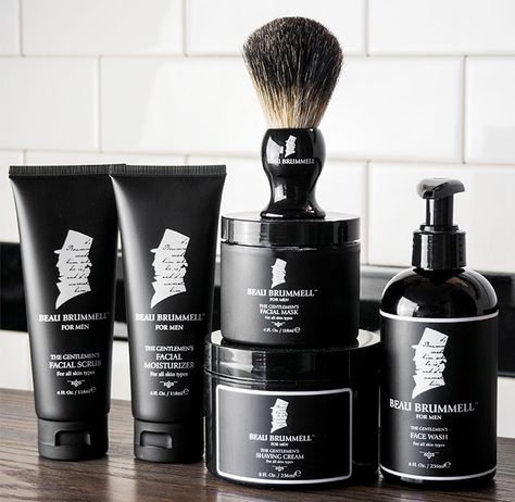 Beau Brummell for Men Skincare line Cosmetics For Men, Men Skincare Products, Mens Skincare Packaging, Mens Cosmetics, Men Cosmetic, Mens Skincare, Men Skincare, Beau Brummell, Mens Face Wash