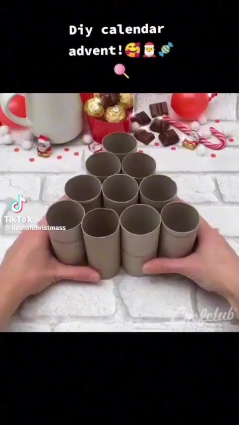 DIY Advent Calendar made with TP rolls! #clevercrafters #adventcalendar #toiletpaperroll #diyideas | Lisa Ford | Reels Calendrier Diy, Homemade Advent Calendars, Calendar Advent, Snow Love, Snowman Snow, Fox Christmas, Diy Calendar, Diy Advent Calendar, Christmas Calendar