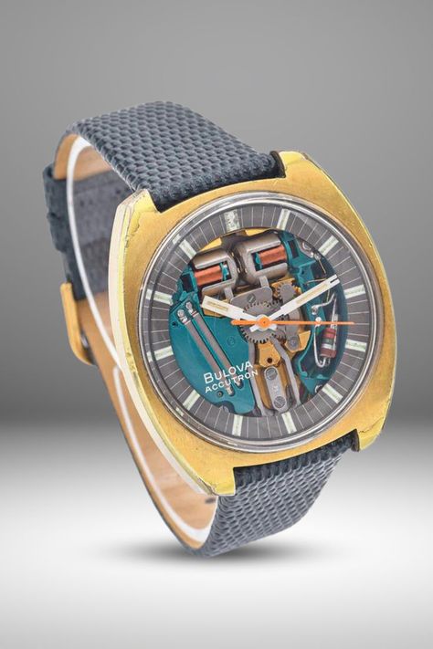 "If you love vintage timepieces, the Bulova Accutron Space View is a true gem! This tuning fork watch offers precision and style, with its cushion case design being a standout. A perfect addition to any collection for the passionate watch lover. #VintageStyle #AccutronWatch #Timepieces" Space Watch, Bulova Accutron, Tuning Fork, Vintage Timepiece, Vintage Space, Watch Lover, Pendant Bracelet, Vintage Watches, Accessories Watches