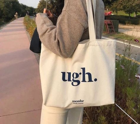 College Tote, College Tote Bag, Handpainted Tote Bags, How To Have Style, Canvas Shopper Bag, Minimalist Tote, Quote Tote Bag, Tote Bag Aesthetic, Bag Aesthetic