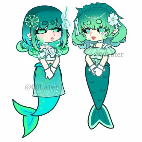 Gacha clup Gacha Club Water Oc, Gacha Club Mermaid Oc, Gacha Life Mermaid, Gacha Color Palette, Siren Color Palette, Tasneem Core, Gacha Mermaid, Lumine Gacha, Gachalife Oc