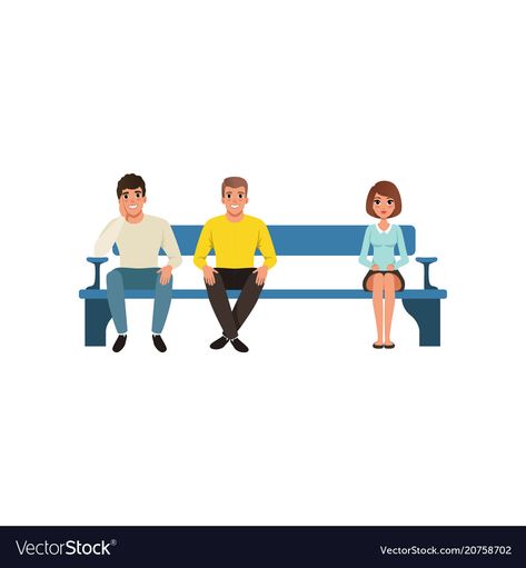 Hospital Waiting Area, Bench Drawing, Blue Bench, House Arch Design, Arch Design, Person Sitting, People Sitting, Flat Vector, Waiting Rooms