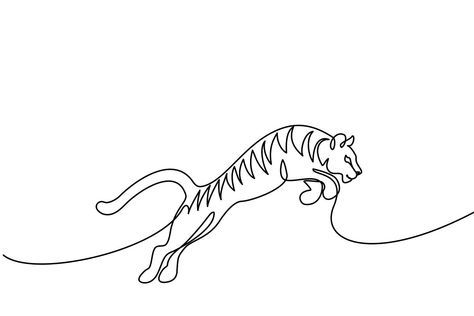 How To Draw Tiger, Jumping Illustration, Draw Tiger, Cow Icon, Tiger Balm, Tiger Drawing, Tiger Illustration, Bull Cow, Sketch Videos