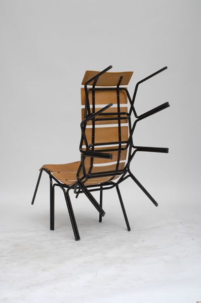 100 Chairs in 100 Days by Martino Gamper Plastic Garden Chairs, Design Chair, Stylish Interior Design, Love Chair, Chaise Design, Creative Furniture, Furniture Designer, Recycled Furniture, Take A Seat