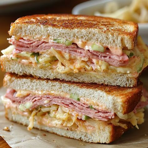 The Original Joe Sandwich - Delicious Recipes - Easy Cooking Ideas and Tasty Dishes Hot Hoagie Sandwiches, Original Joe Sandwich, Viral Sandwich Recipe, Joe Sandwich Recipe, Rye Sandwich Ideas, The Original Joe Sandwich Recipe, Trending Sandwiches, Made Right Sandwich Recipe, Togo's Sandwiches