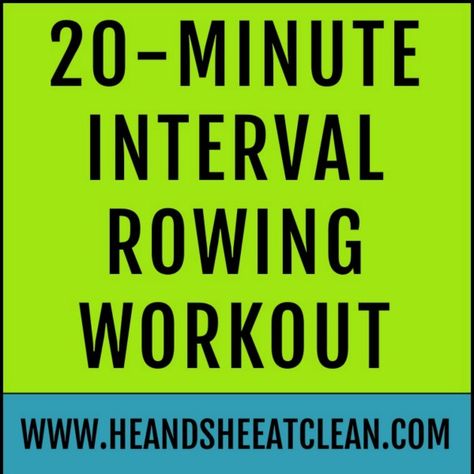 20-Minute Interval Rowing Cardio Workout #heandsheeatclean #cardio #rowing #workout #fitness Rowing Workout, Interval Workout, Feeling Fatigued, Build Muscle Mass, Treadmill Workouts, Sweat Workout, Muscle Protein, Cardio Workouts, Lean Muscle Mass