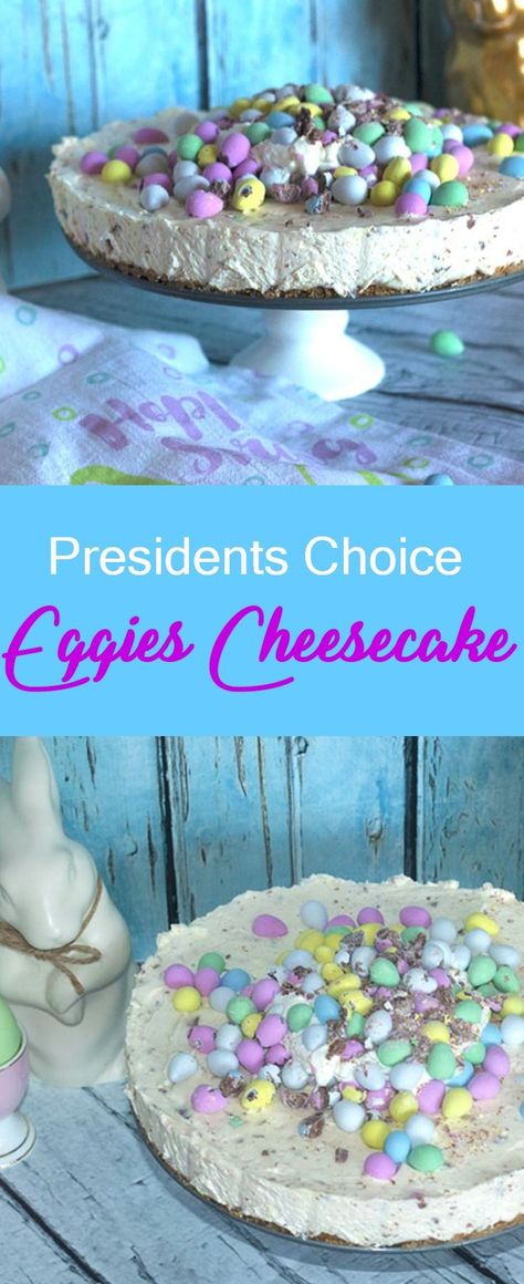 Happy Cheesecake Day? Is that a thing you ask, well I am not sure but I think it should be.  I m sure you have all seen the Eggie Cheesecake posted by Taming Twins. Well honestly who did not want to try that one. I veered off track and used my President Choice Eddies and it worked perfectly. #tamingtwins #cheesecake #easterdesserts #Eggies #chocolateeggies #alabouroflife #recipe #dessertrecipe #cheesecakerecipes #nobakeminieggecheesecake #nobakecheesecake via @cassidl Eggie Cheesecake, Taming Twins, Cream Cheese Cheesecake, Potluck Dinner, Baking 101, Easter Desserts Recipes, Easter Baking, Digestive Biscuits, Cheesecake Desserts