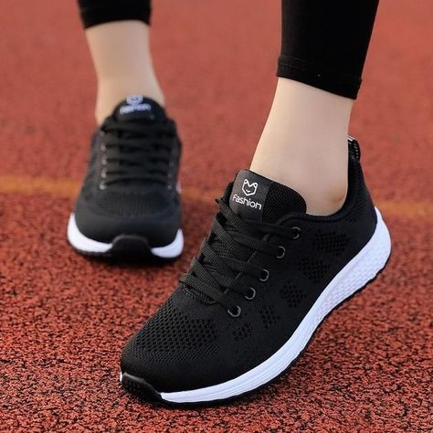 d9731321ef4e063ebbee79298fa36f56desc36969185ri Kasut Wanita, Sport Shoes Fashion, Casual Sneakers Women, Sneakers Mode, Mesh Shoes, Kendrick Lamar, Casual Sport Shoes, Casual Lace, Casual Flats