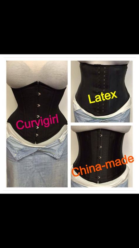 Pictured is CurviGirls waist training corset compared to a latex and China made. I can't wait to get mine! Follow them on Facebook. Best Waist Trainer Corset, Body Temple, Corset Waist Training, Thrift List, Best Waist Trainer, Corset Training, Weekend Outfits, Baddie Tips, Waist Trainer Corset