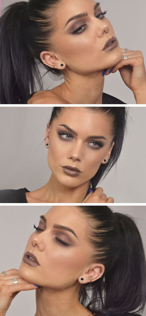 TODAYS LOOK | TARTELETTE Linda Hallberg Makeup, Makeup Tutorial Mac, Natural Eye Makeup Tutorial, Natural Makeup For Brown Eyes, Trendy Eyeshadow, Linda Hallberg, Magical Makeup, Beauty Make-up, Make Up Looks