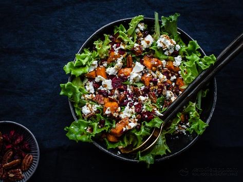 Low-Carb Winter Salad with Cranberries and Pumpkin | The KetoDiet Blog | Bloglovin’ Pumpkin Keto, Pumpkin Feta, Salad With Cranberries, Roast Turkey Recipes, Atkins Recipes, Keto Diet Guide, Pumpkin Cranberry, Diet Apps, Roast Turkey