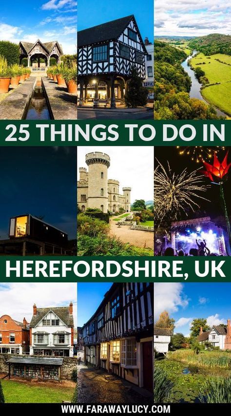 Top 25 Things to Do in Herefordshire, West Midlands, England, UK. Things to do in Hereford. Days out in Herefordshire. Places to Visit in Herefordshire. What to do in Hereford. Things to Do Near Hereford. Herefordshire travel guide. Herefordshire travel blog. Herefordshire tourist information. What's on Herefordshire. Visit Hereford. Visit Herefordshire. Ledbury. Eastnor Castle. Hay-on-Wye. Forest of Dean. Click through to read more... Eastnor Castle, Midlands England, Forest Of Dean, United Kingdom Travel, Voyage Europe, Tourist Information, Hereford, West Midlands, Europe Travel Tips