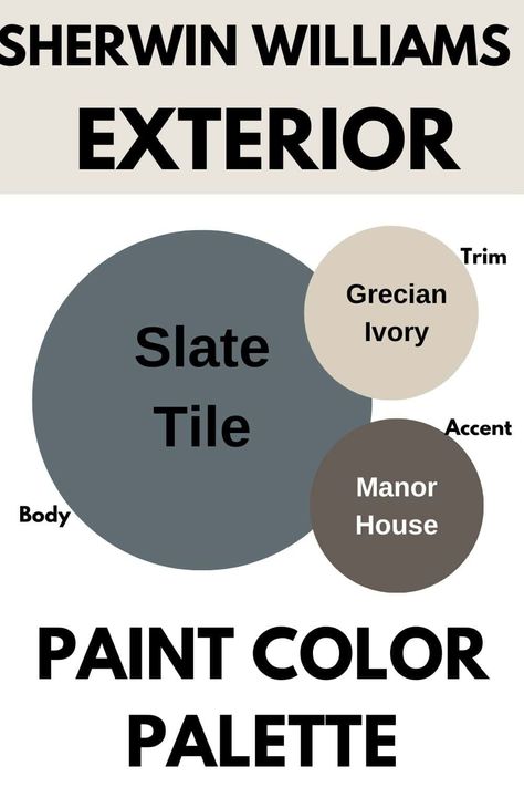 Are you looking to make the exterior of your home feel more inviting? Paint is the perfect way to give your home an update. Use one of these beautiful paint colors to boost your home's curb appeal and make it more inviting. #curbappeal #exterior #paintcolors #outdoor Beautiful Paint Colors, Tile Exterior, Sherwin Williams Exterior Paint Colors, Home Exterior Paint, Exterior Paint Color Schemes, Gray House Exterior, Paint Color Inspiration, Exterior Paint Color, Paint Color Schemes