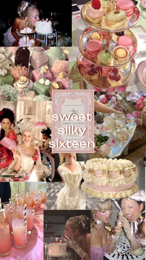 i want a marie antoinette (2006) rococo sweet sixteen so badd💝 • #marieantoinette #sofiacoppola #sweet16 #birthday #pinterest #angel #aesthetic #beauty #food #cake Sofia The First Aesthetic, First Aesthetic, Birthday Pinterest, Marie Antoinette 2006, Angel Aesthetic, Sofia The First, Sweet 15, Food Cake, Aesthetic Beauty