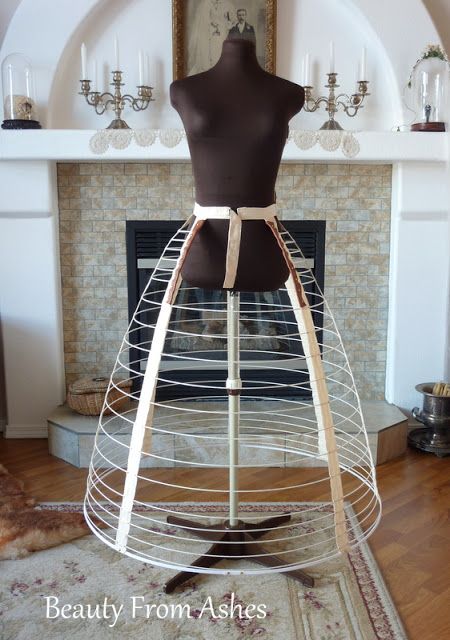 Cage Crinoline, Mannequin Christmas Tree, Beauty From Ashes, Disappearing Ink, Good Wednesday, Hoop Skirt, Seam Ripper, Sewing Techniques, Needle And Thread