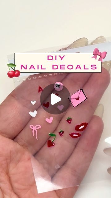 Nailboo® on Instagram: "How to create nail decals using a phone and gel polish 👀✨💗 Would you try this hack?   -  #nails #nailinspo #nailtrends #trendynails #nailsoftheday #nailsofinstagram #naillooks #nailart #nailartist #nailtech #nailtutorials #nailboo #nailsathome" Diy Nail Decals With Gel Polish, Diy Nail Hacks, Diy Nail Stickers With Gel Polish, How To Apply Nail Stickers, How To Make Nail Stickers, Cricut Nail Decals Diy, Nail Stickers Designs Ideas, Diy Nail Ideas, Diy Nail Stickers