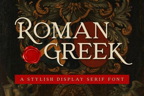 Roman Greek is an elegant and distinct serif font. Suitable to a wide variety of designs due to its neat and simple style, this font has the potential to become your favorite go-to font, no matter the occasion! Try before you buy Roman Greek font for iOS, Android, macOS, or Windows for free, or you […] The post Roman Greek Font appeared first on FreeFontDL. Greek Font, Roman Fonts, Writing Systems, Online Fonts, Commercial Fonts, Font Generator, Font Free, Handwritten Fonts, Custom Fonts