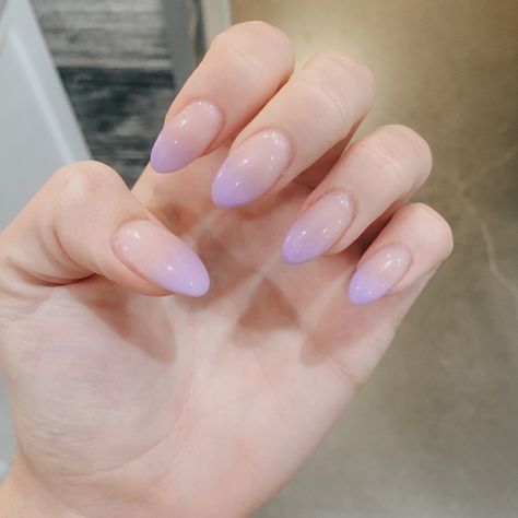 Salon: Flagstaff Nails Salon
Location: Flagstaff, AZ Lavender White Ombre Nails, Wedding Nails Lavander, Lavender Ombre Nails Almond, Nails Subtle Simple, Lilac Nails Ombre, Light Purple Ombré Nails, Nails To Match Lilac Dress, Lilac Ombré Nails, Nail Art Ungu Lilac