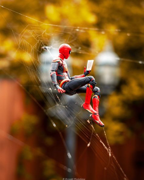 Relaxed in my spider web 🕸🕸 📸 @ernestomichelena . . #toyphotography #photofigure #phototoys #toysphotography #actionfigures #actionfigurephotography #actionfiguresphotography #animephotos #toyphotographer #photography #spiderman #marvel #avengers Action Figure Photography, Avengers Spiderman, Toy Photography, Figure Photography, Action Toys, Toys Photography, Spider Web, Action Figures Toys, Short Video