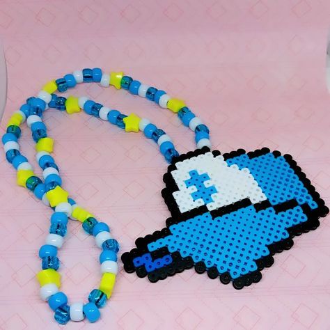 dipper pines hat necklace!! expect more gravity falls stuff im very silly about it 🫧🫧🫧 [available, check shop links] 🫧🫧🫧 ♡ check out my page for tons of other kandi + jewelry content >:3 ♡ handmade with love by me! ♡ freebies with every order! thank you for your support <33 🫧🫧🫧 shares are greatly appreciated! you are helping me grow my small business <3 PLUR!! 🫶🌈 #kandi #kandikid #smallbusiness #smallbiz #kandibusiness #scenekid #kidcore #fairykei #decorakei #gravityfalls #dipperpines #... Bill Cipher Kandi Pattern, Kidcore Perler Beads, Gravity Falls Kandi, Dipper Pines Hat, Kandi Jewelry, Jewelry Content, Kandi Necklace, Bracelet Stuff, Diy Kandi Bracelets