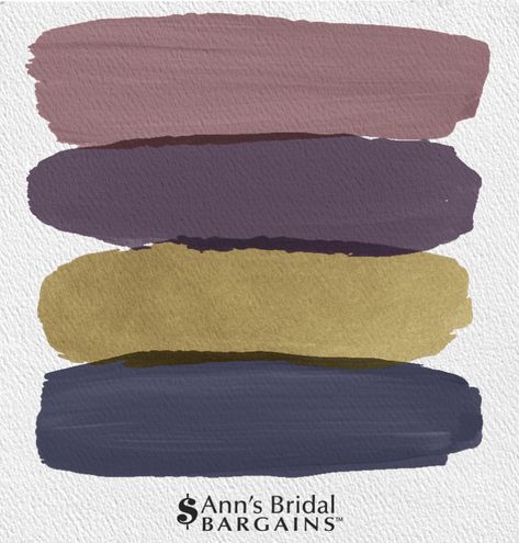 Mauve Wedding Invitations, Navy Palette, Mauve Bridesmaid, Mauve Bridesmaid Dress, Gold Wedding Shoes, Mauve Wedding, Purple Color Palettes, Gold Color Palettes, Jewel Tone Wedding