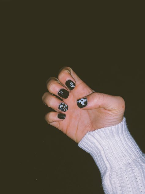 Dark Western Nails, Western Grunge Nails, Western Halloween Nails, Western Fall Nails, Rodeo Nails, Cowboy Nails, Western Room, Western Nails, Country Nails