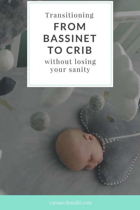 Transition To Crib From Bassinet, Bassinet To Crib Transition, Transitioning Baby To Crib, Bassinet To Crib, Baby Joey, Co Sleeper, Family Information, Baby Tips, Adopting A Child