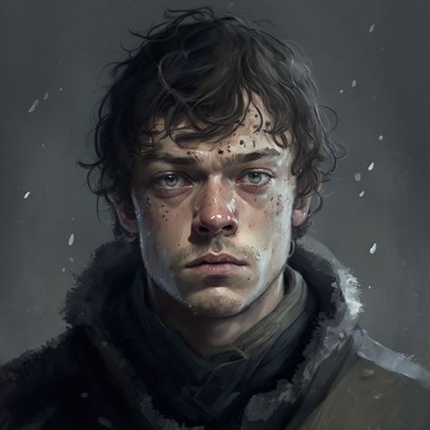 Theon Greyjoy Fan Art, Theon Greyjoy Art, Theon Greyjoy, Alfie Allen, Forgotten Realms, Games Of Thrones, Fantasy Book, Hbo Series, A Song Of Ice And Fire