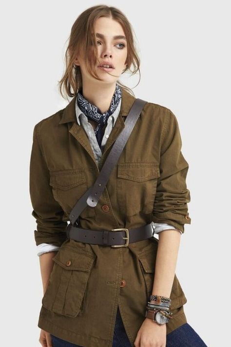 Explorer Archetype In Style And Personal Wardrobe Explorer Archetype, Explorer Outfit, Moda Safari, Safari Outfit, Safari Outfits, Adventure Outfit, Safari Jacket, Safari Style, 가을 패션