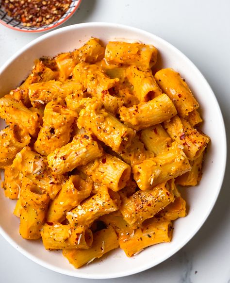 Pumpkin Butternut Squash Pasta, Pumpkin Squash Pasta, Squash Sauce For Pasta, Butternut Squash Feta Pasta, Butternut Pasta Sauce, Butternut Squash Sauce Pasta, Butternut Squash Pasta Recipes, Squash Pasta Recipes, Butternut Squash Rigatoni