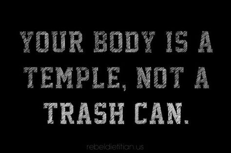 I need to tell myself this daily....I swear Your Body Is A Temple, By Any Means Necessary, Motiverende Quotes, Body Is A Temple, Registered Dietitian, Eat Clean, Health Motivation, Clutter Free, Guided Meditation