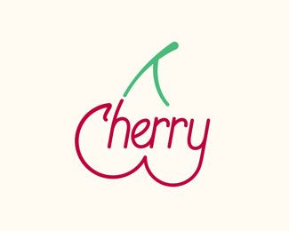 Cherry Cherry Logo, Group Names Ideas, Illustrated Words, Typographic Logo, Word Design, Cherry Bomb, 로고 디자인, Creative Logo, Graphic Design Logo