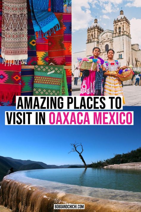 THINGS TO DO IN OAXACA MEXICO | Mexico travel guide | Mexico vacation ideas | things to do in Mexico | Oaxaca Mexico | Oaxaca City Mexico | Monte Albán Oaxaca | Hierve el Agua Oaxaca | Oaxaca Mexico travel guide | Mexico travel tips | amazing places in North America | where to visit in Mexico | Mexico destinations | what to eat in Oaxaca #Oaxaca #Mexico Monte Alban Oaxaca, Oaxaca Travel, Places To Visit In Mexico, Oaxaca Mexico Travel, Oaxaca City Mexico, Things To Do In Mexico, Mexico Itinerary, Explore Mexico, Oaxaca City