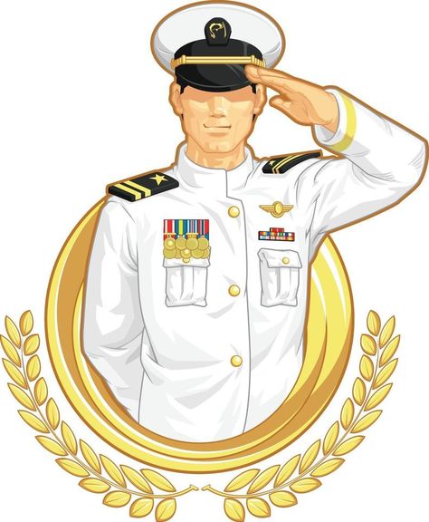 Military Officer Salute Army Air Force Navy General Cartoon Drawing Indian Navy Ships, Force Drawing, Indian Navy Day, Army Drawing, Indian Army Quotes, Indian Army Wallpapers, Navy Paint, Navy Art, Army Images