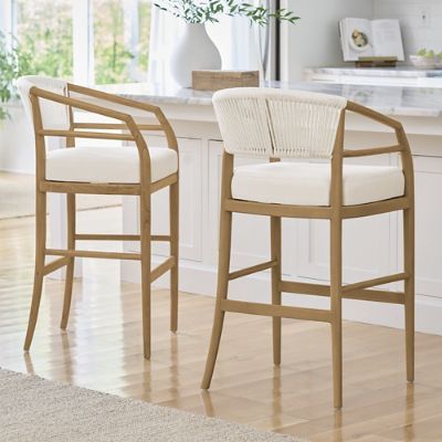 Coastal Bar Stools, Island Bar Stools, Counter Stools With Backs, Island Stools, Bar Stools Kitchen Island, Shop Stool, Stools For Kitchen Island, Casual Seating, Chair And A Half