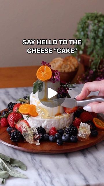 Evite on Instagram: "Savory fans, we’re calling it – cheese “cake” is going to be *the* treat of the season. 🧀🎂

#evite #party #hosting #hostingideas #cheese #cheesecake #cheeseboard #birthday" Party Hosting, Charcuterie Inspiration, Charcuterie And Cheese Board, Summer Appetizer, Charcuterie Recipes, Three Cheese, Food Crafts, Yummy Appetizers, Appetizers For Party