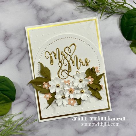 Spellbinders Wedding Cards Ideas, Spellbinders Wedding Cards, Scrapbook Wedding Cards Ideas, Wedding Cards Ideas, Mr & Mrs Cards Handmade, Spellbinders Sealed Collection, Mr & Mrs Wedding Cards Handmade, Close To My Heart Wedding Cards, Nichol Spohr