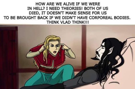 Castlevania Modern Au, Castlevania Funny, Castlevania 3, Castlevania Netflix, Alucard Castlevania, Castlevania Anime, Memes Pt, Shojo Anime, Hot Vampires