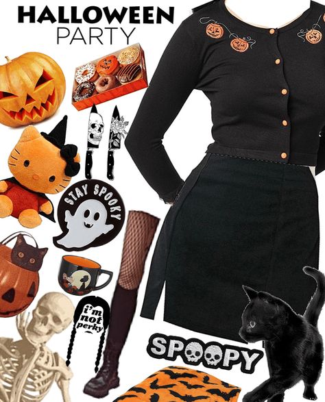 Halloween Vintage Outfits, Halloween Brunch Outfit, Goth Outfits Halloween, Cozy Halloween Outfits, Halloween Season Outfits, Spooky Summer Outfits, Vintage Halloween Outfits, Halloweentown Outfit, Halloween Goth Outfit