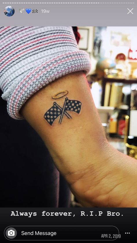 Nipsey Tattoo, Nascar Tattoo, Tmc Tattoo, Hunter Tattoo, Jimmy Johnson, Finger Tats, Naruto Tattoo, Cute Hand Tattoos, Flag Tattoo