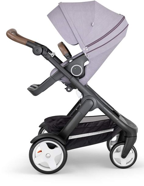 Stokke Trailz(TM) All Terrain Black Chassis/Brown Faux Leather Handle Stroller Stokke Trailz Stroller, Stokke Trailz, Stokke Stroller, Stokke Xplory, Bugaboo Bee, Stroller Car Seat, Baby Stroller Accessories, Stroller Accessories, Maxi Cosi